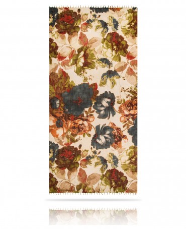 Палантин Женский W40-PORTE.FLEUR/ROUGE